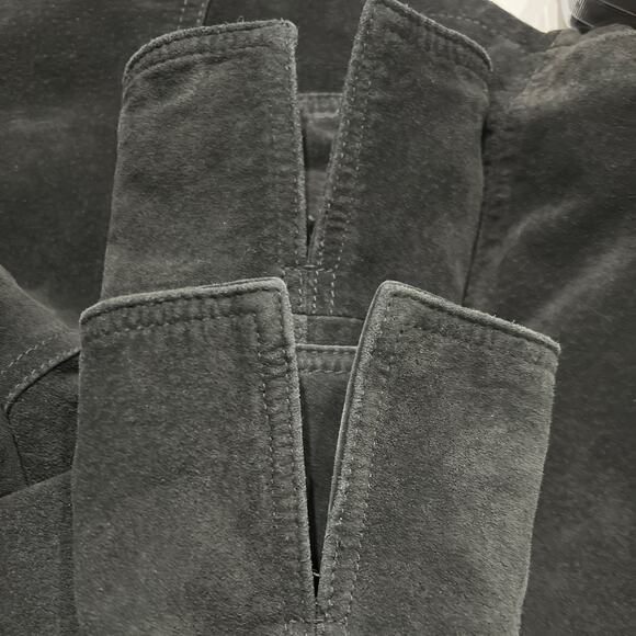 Pendleton All Leather Suede Zip Up Jacket, Black, Medium - Picture 8 of 8